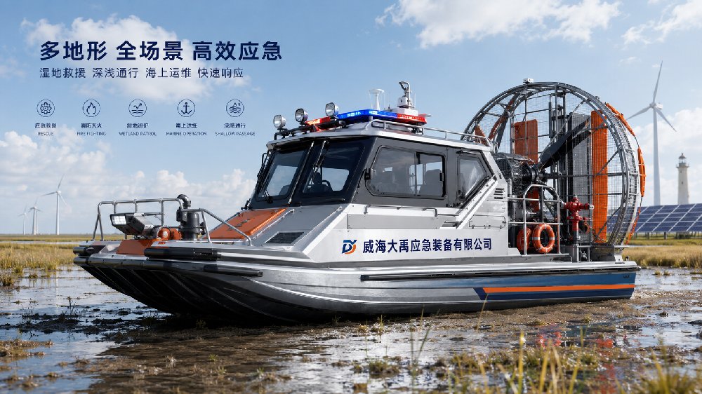 我公司空气动力船的专业运输体系